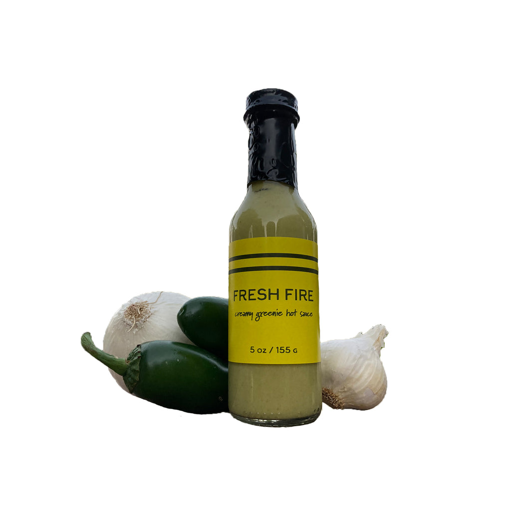 Fresh Fire Hot Sauce: Creamy Greenie