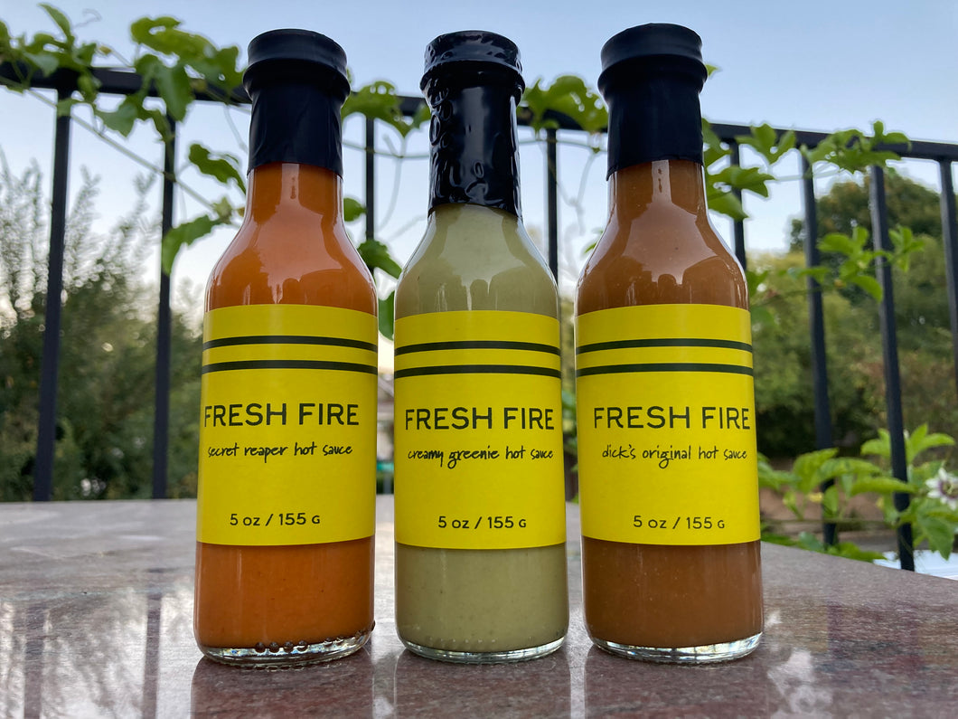 Fresh Fire Hot Sauce Sampler Pack